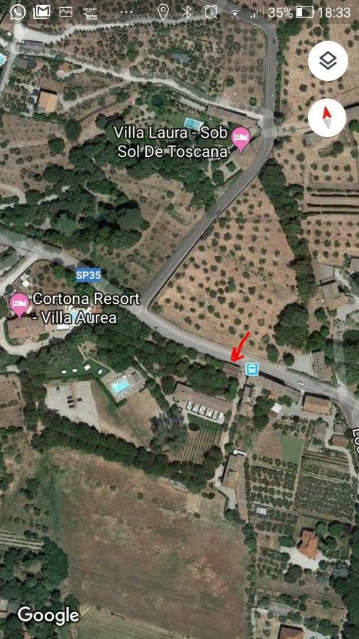La Piccola Posta Di Cortona Villa Екстериор снимка